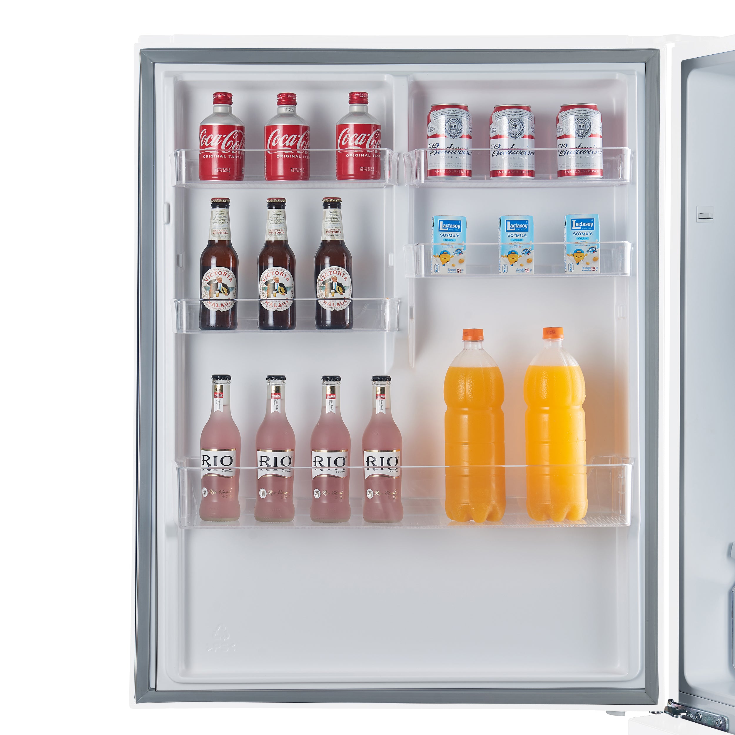 Forno Milano 2-Piece 62-Inch Freestanding Dual Bottom Freezer Refrigerator, White – 34.4 cu.ft, Touch Control, Ice Maker