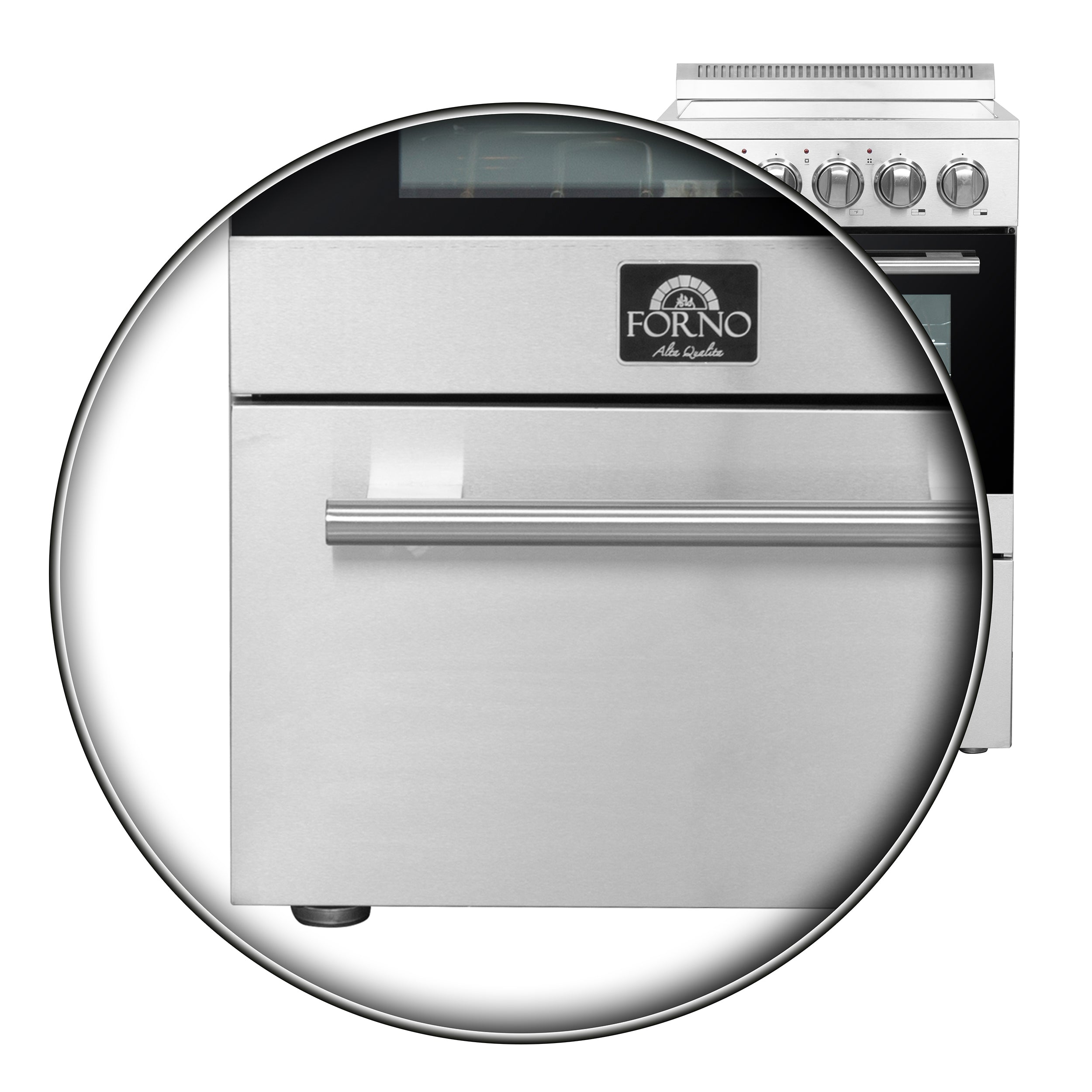 Forno Pallerano 20 Inch Freestanding Electric Range, Compact Design