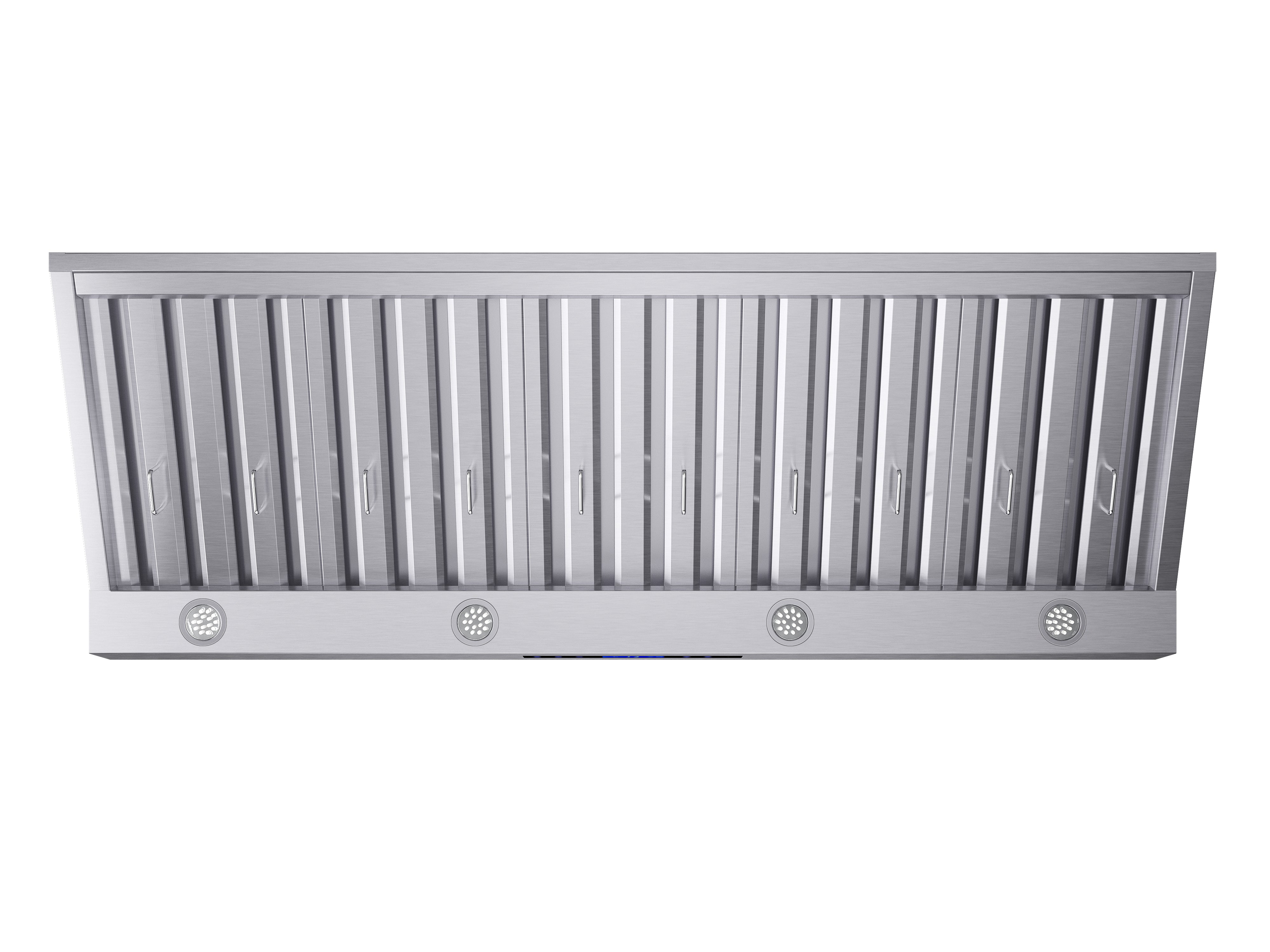 Forno Palazzo 60-Inch Wall Mounted Range Hood, Stainless Steel, Heavy Duty Baffle Filters, Remote Control