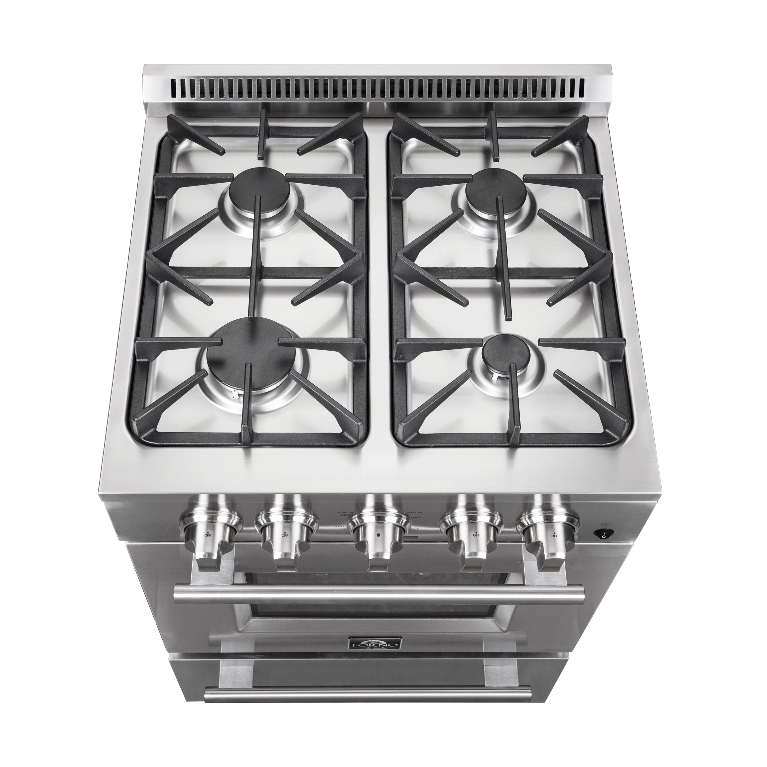 Forno Breno 24-Inch Freestanding Gas Range, Compact Design, Energy Efficient