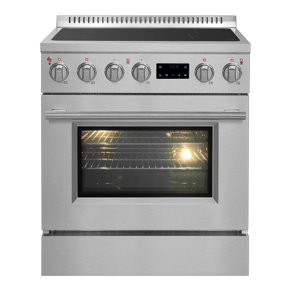 Forno Torino 30 Inch Induction Range with True Convection and Air Fry