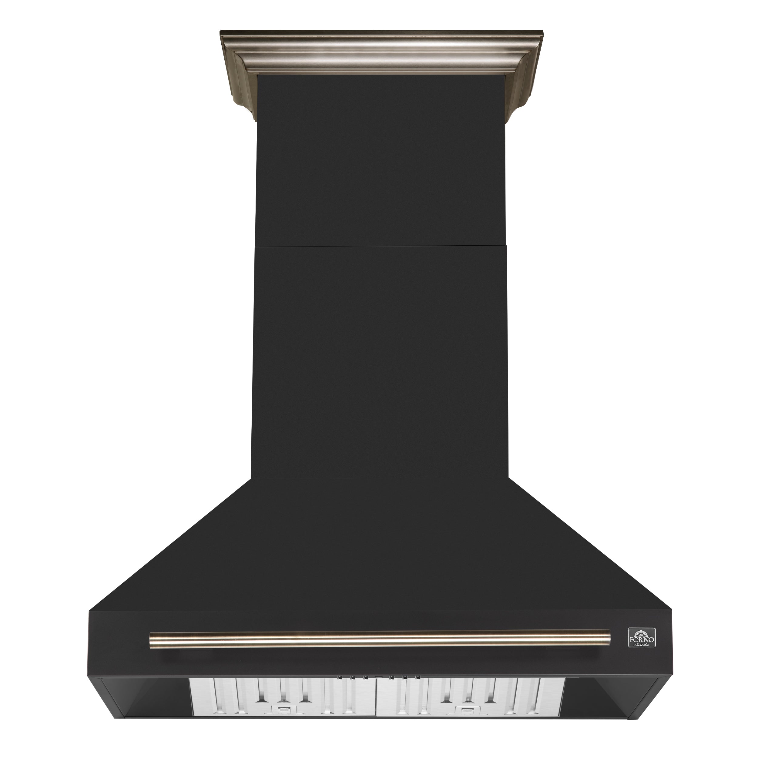 Forno Aria 36 Inch Wall-Mounted Range Hood in Black