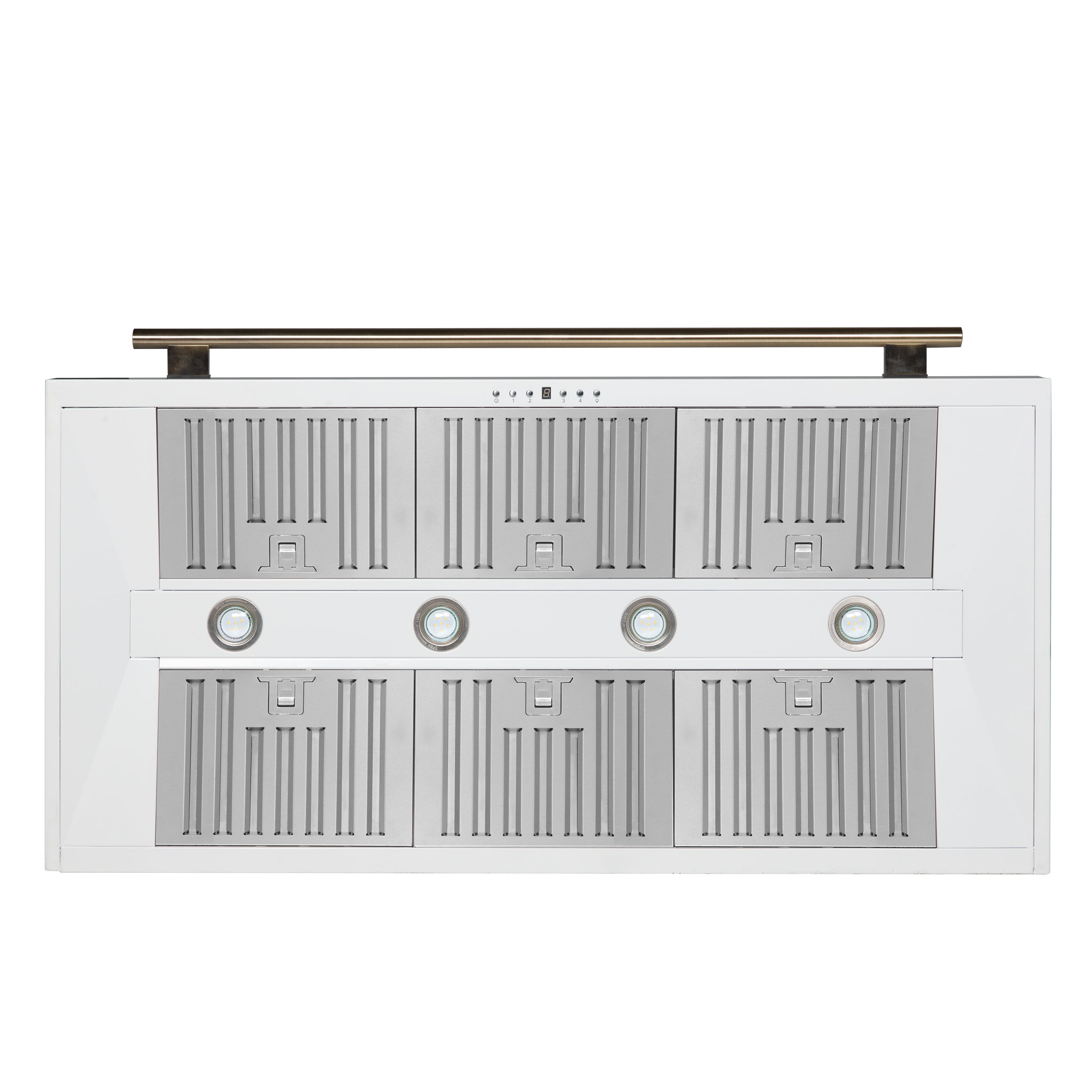 Forno Aria 48 Inch Wall-Mounted Range Hood in White