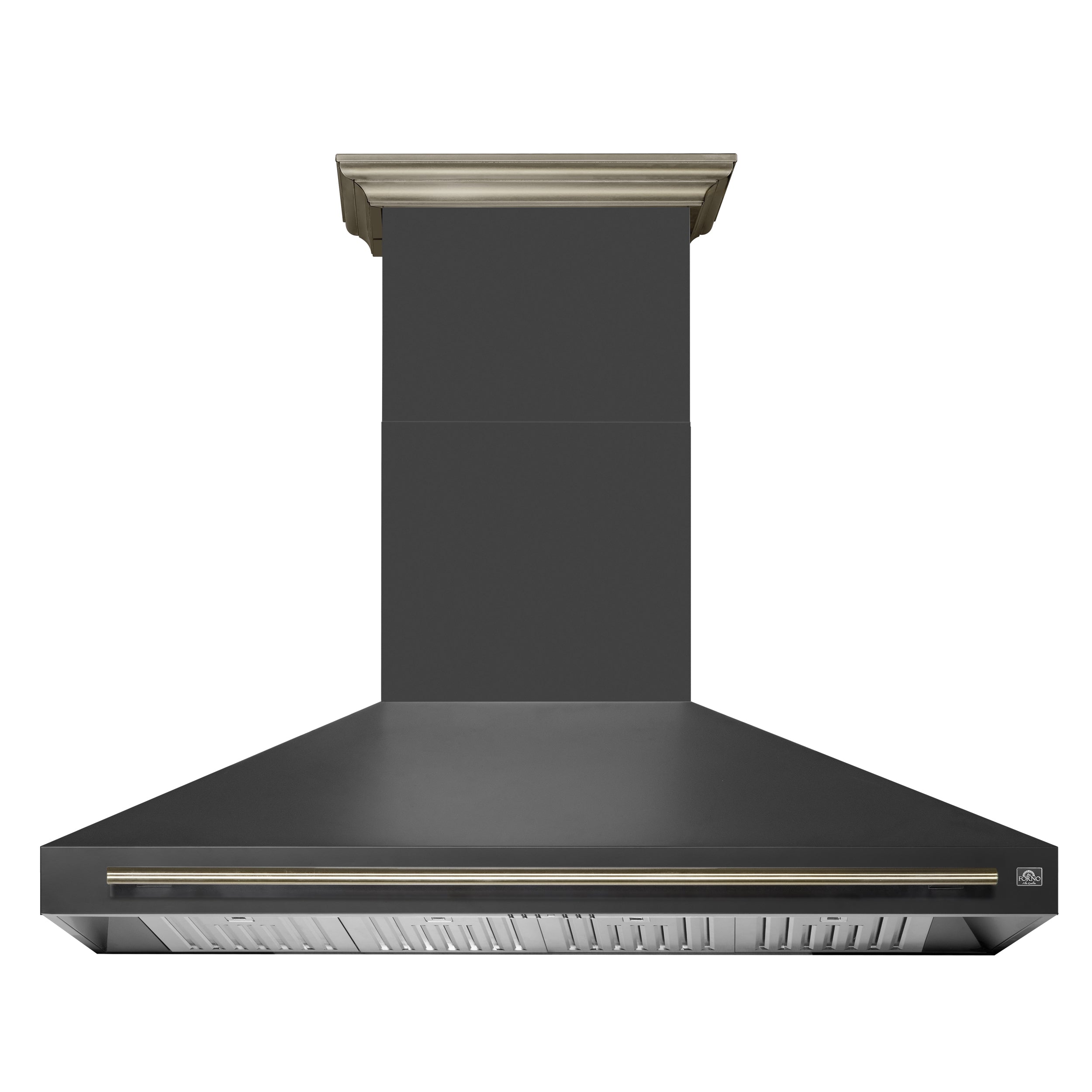 Forno Aria 60 Inch Wall-Mounted Range Hood in Black