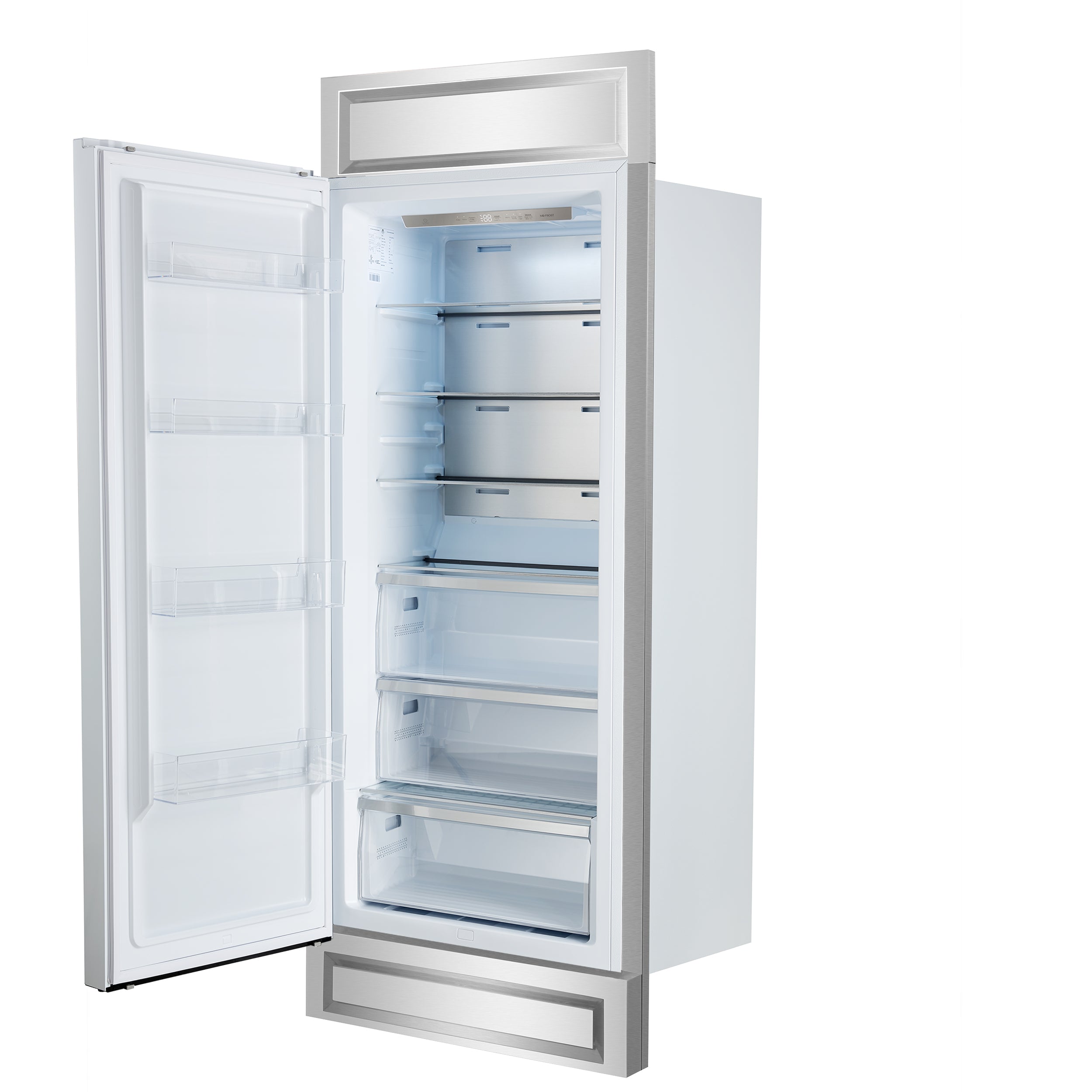 Forno Maderno 28-Inch Built-In Convertible Refrigerator, 13.6 cu.ft, Left Swing, Decorative Grill, ENERGY STAR Certified