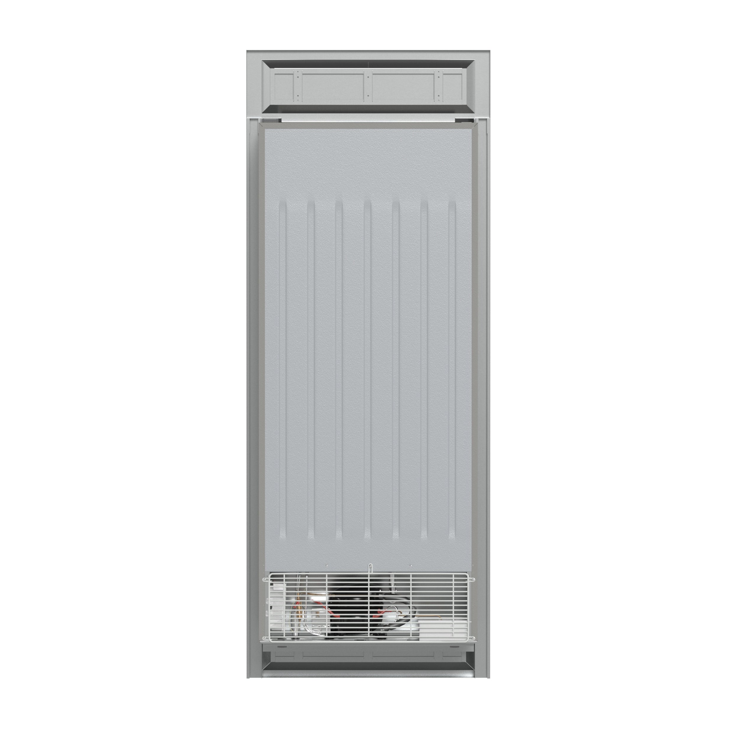 Forno Fortezza 32 Inch Right-Swing Convertible Refrigerator/Freezer with Trim Kit, Stainless Steel, Total No Frost