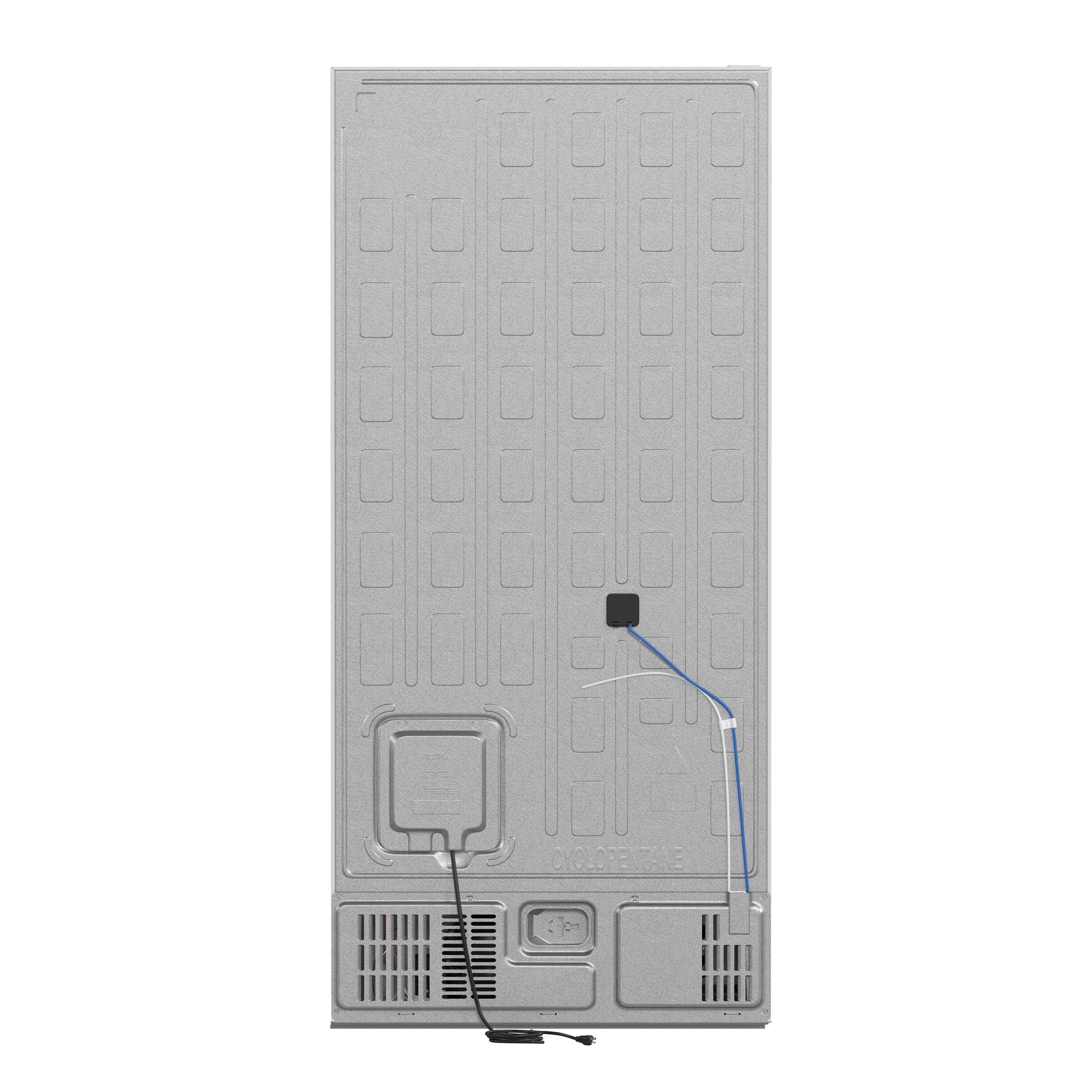 Forno Milano 2-Piece 62-Inch Freestanding Dual Bottom Freezer Refrigerator, White – 34.4 cu.ft, Touch Control, Ice Maker