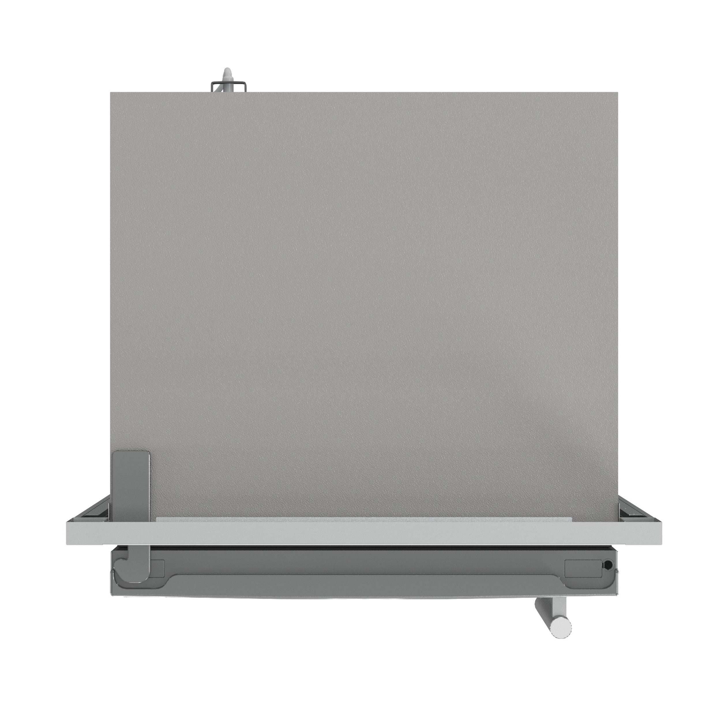 Forno Fortezza 32 Inch Left-Swing Freezer with Standard Trim Grill, Stainless Steel, with Automatic Ice Maker