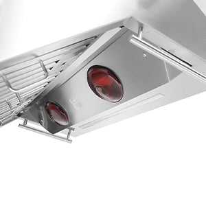 Forno Savona 36-Inch Wall Mount Range Hood, Baffle Filters, Backsplash Included