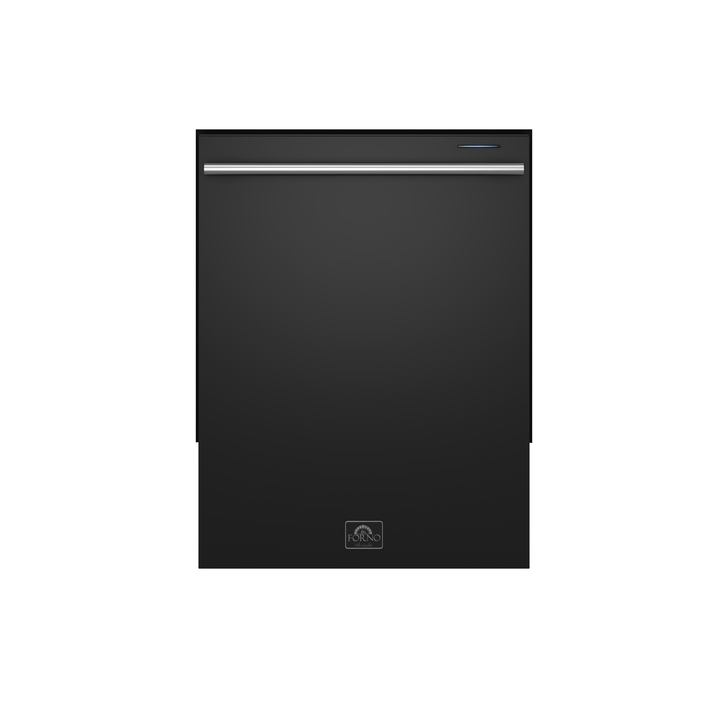 Forno Pozzo 24-Inch Built-In Tall Tub Top Control Dishwasher, Black, 49 dBA, Soil-Sensing Capable, ENERGY STAR