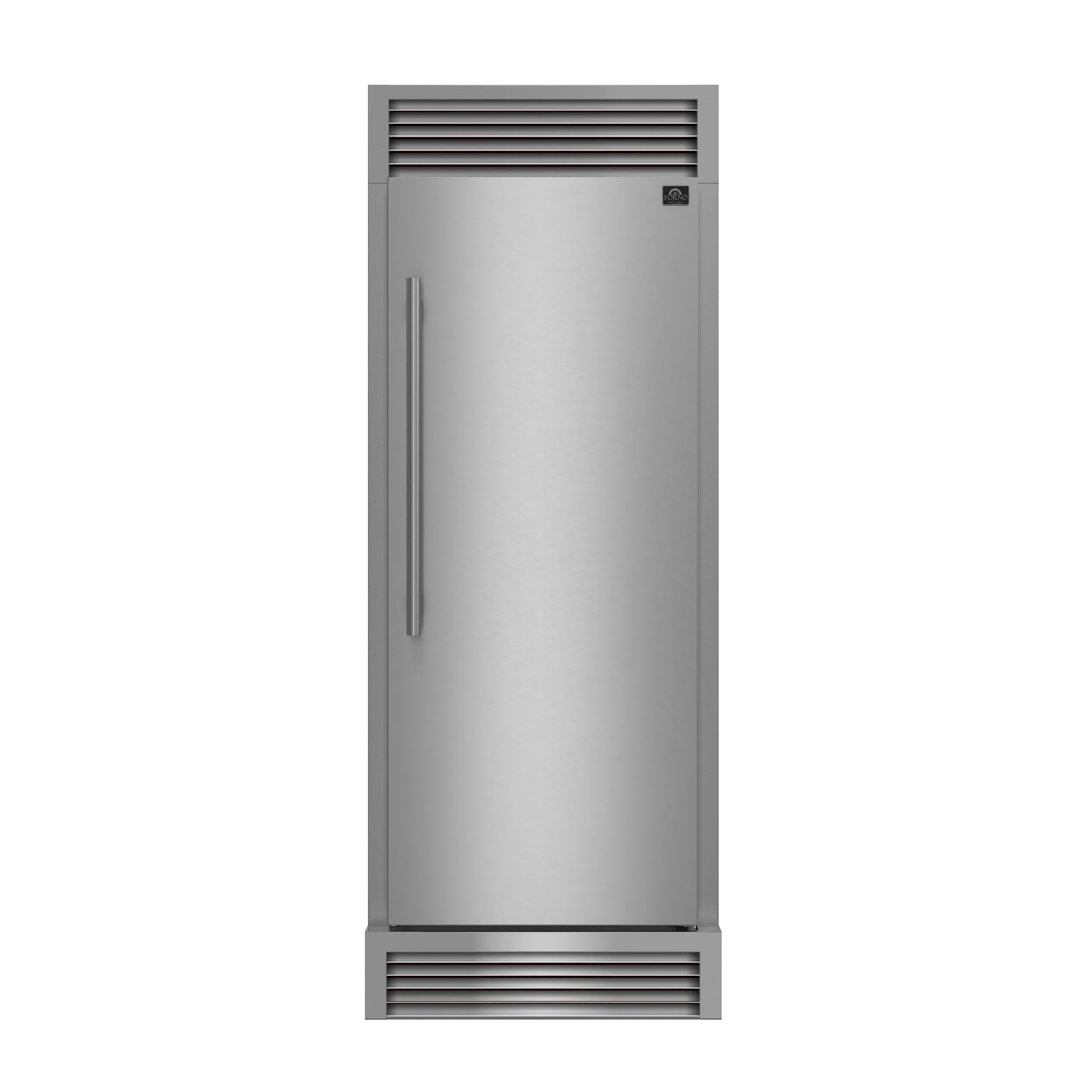 Forno Maderno 28-Inch Built-In Convertible Refrigerator, 13.6 cu.ft, Right Swing, Decorative Grill, ENERGY STAR Certified
