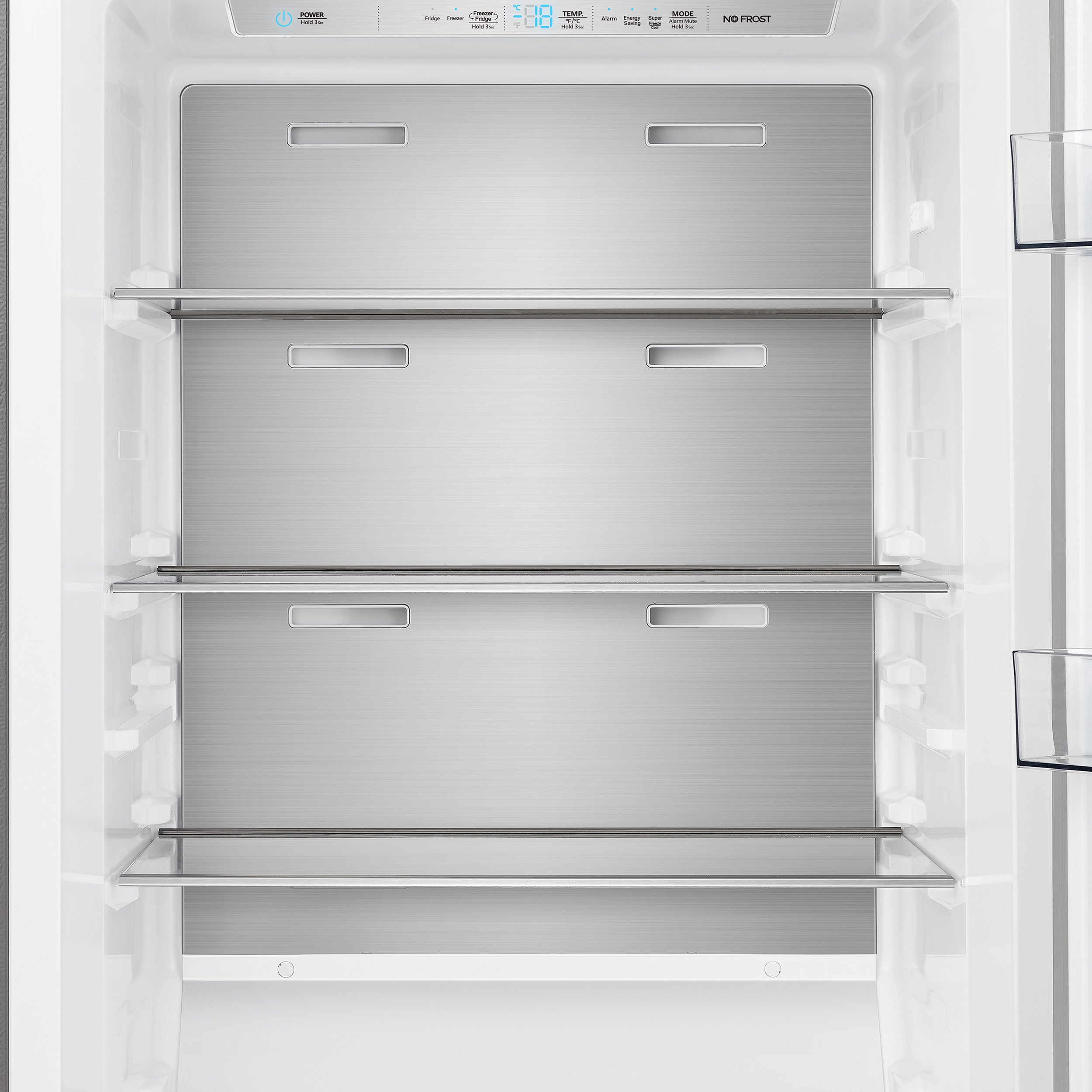 Forno Maderno 2-28-Inch Wide Convertible Refrigerator/Freezer, Decorative Trim, 27.2 cu.ft, 84-Inch High, ENERGY STAR Certified