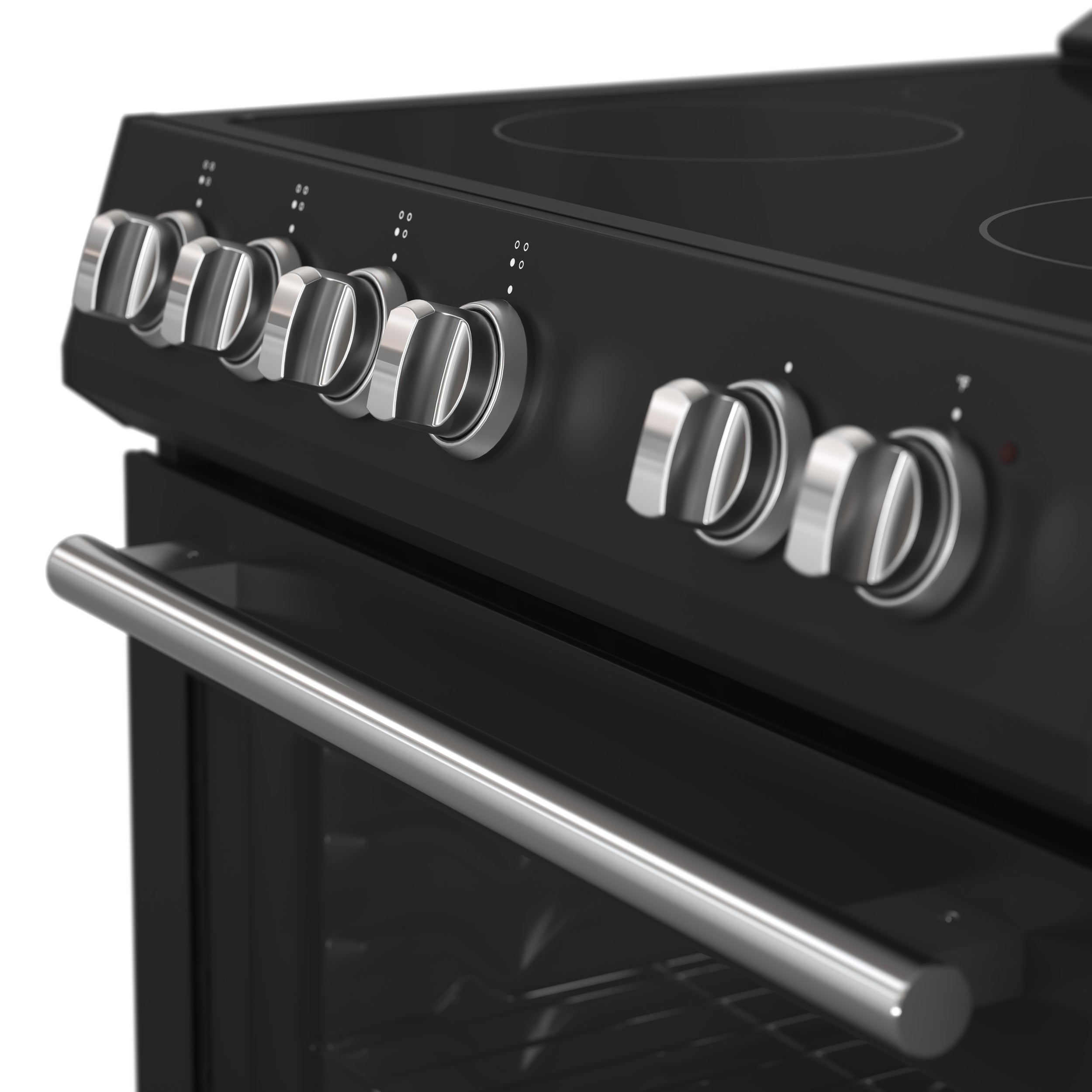 Forno Leonardo Espresso 30-Inch Black Electric Range, True Convection, Energy Efficient
