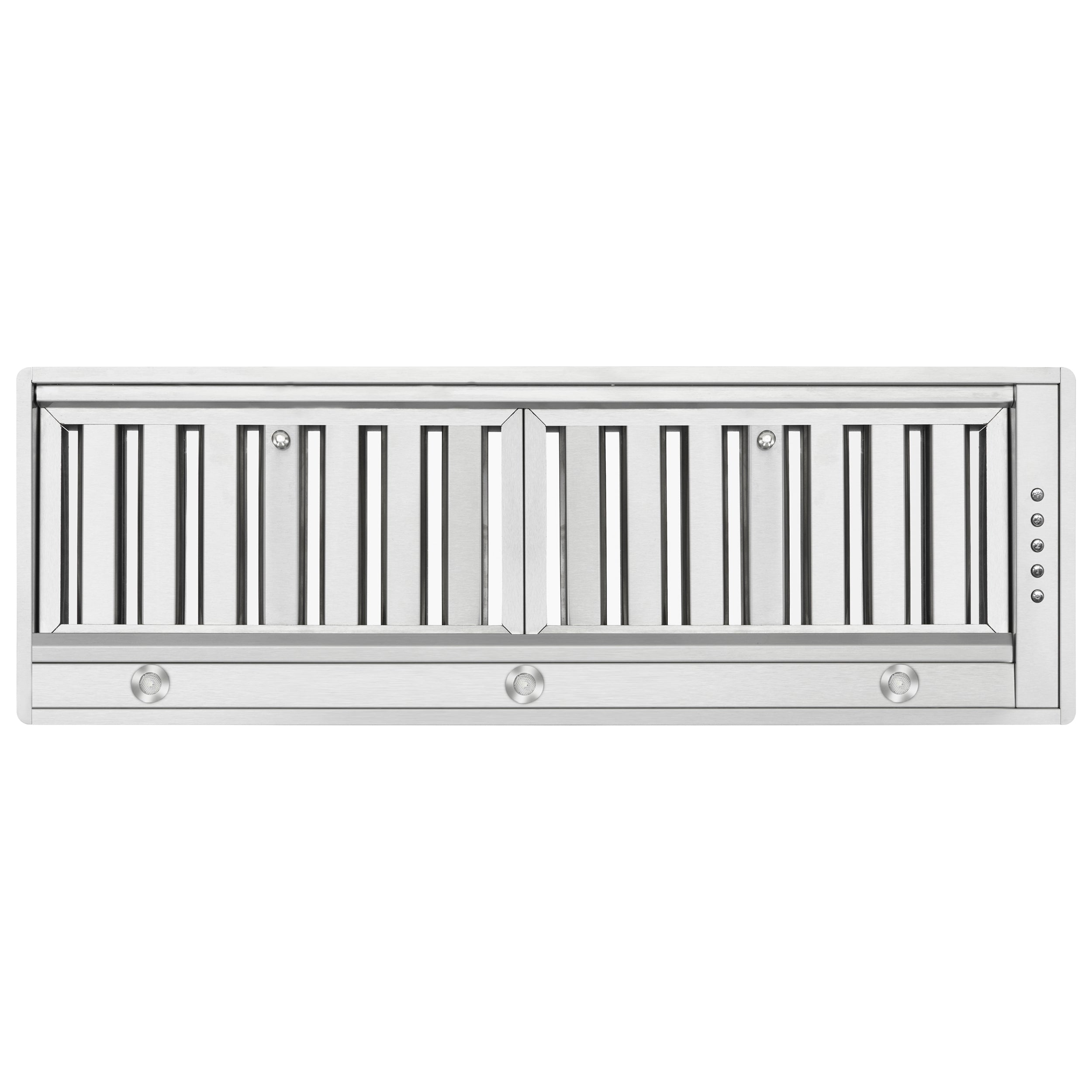 Forno Frassanito 36-Inch Recessed Range Hood, 450 CFM, Stainless Steel Baffle Filters, LED Lighting