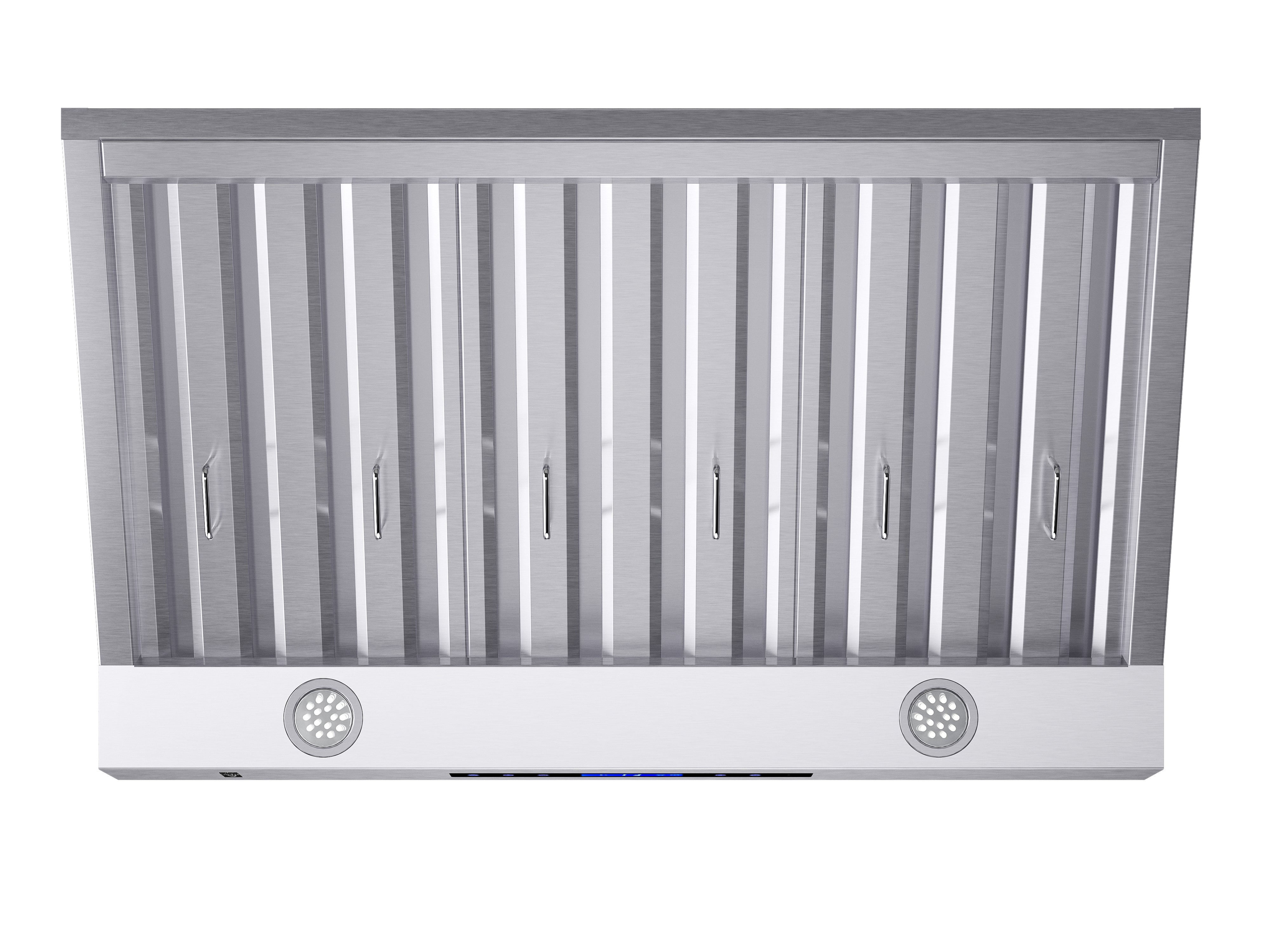 Forno Palazzo 36-Inch Wall Mounted Range Hood, Stainless Steel, Heavy Duty Baffle Filters, Remote Control