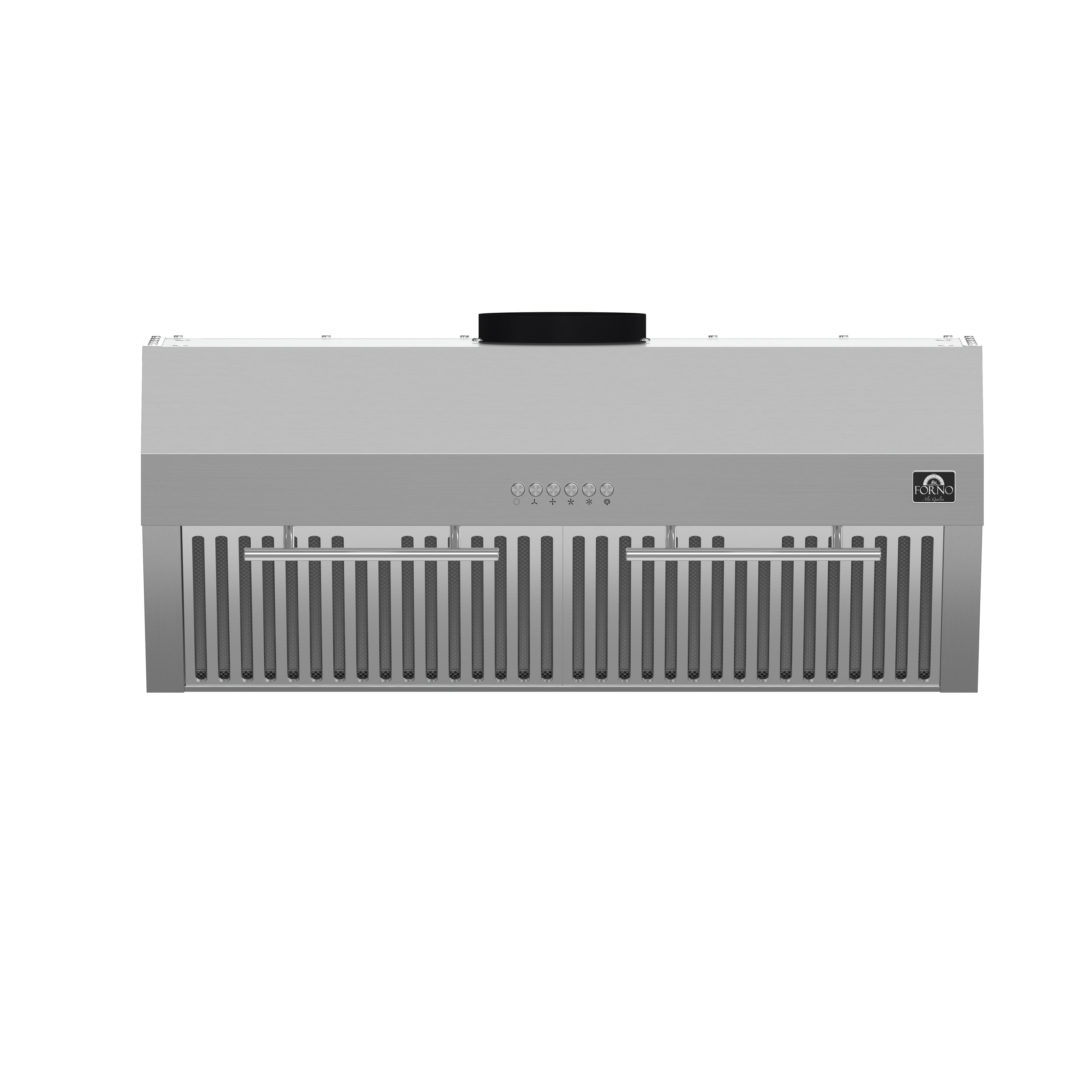 Forno Bari Espresso 30-Inch Under Cabinet Range Hood, Stainless Steel, 400 CFM, LED Lighting, Dishwasher-Safe Baffle Filters, 4-Speed Fan Control