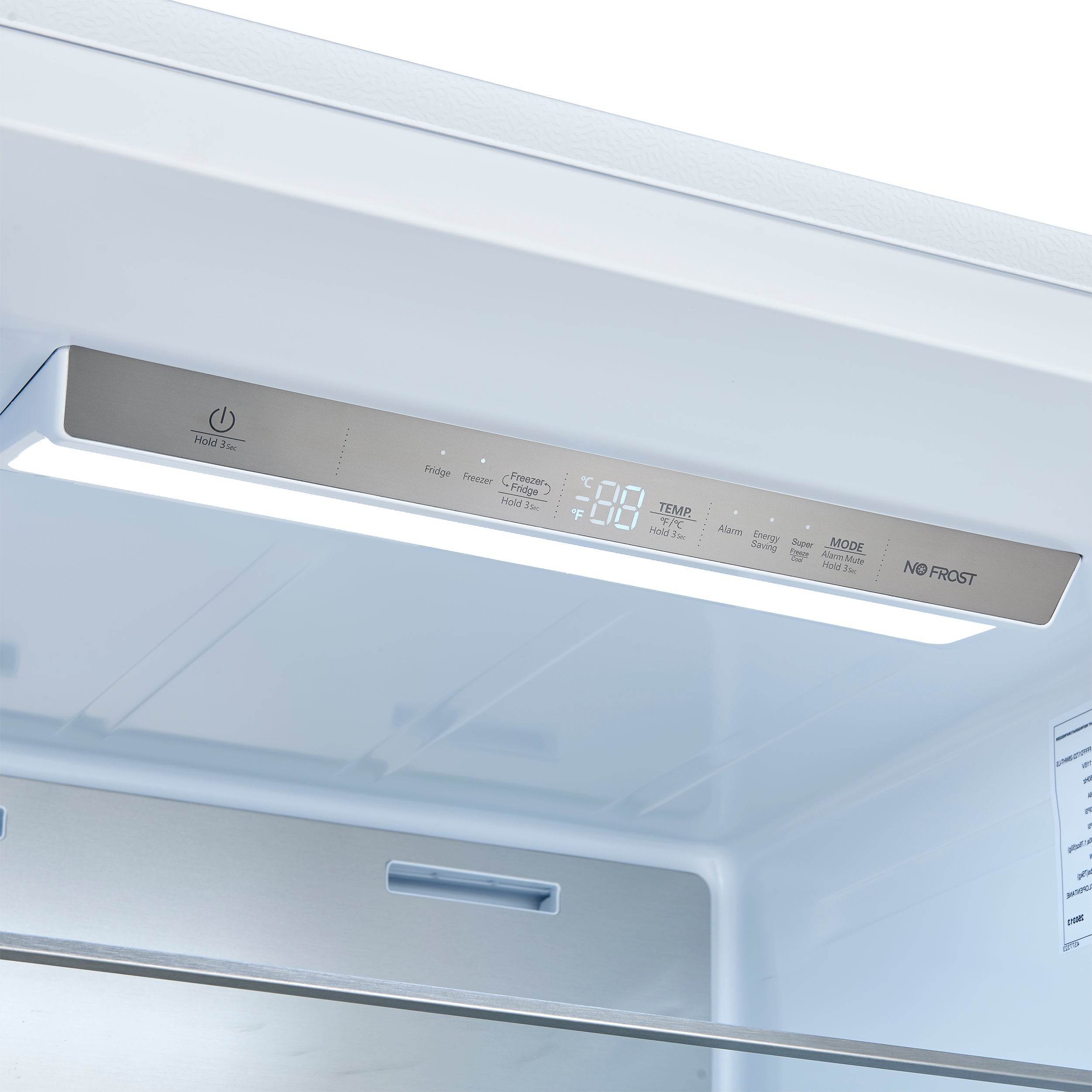 Forno Maderno 2-28-Inch Wide Convertible Refrigerator/Freezer in White, Decorative Trim, 27.2 cu.ft, 84-Inch High, ENERGY STAR Certified
