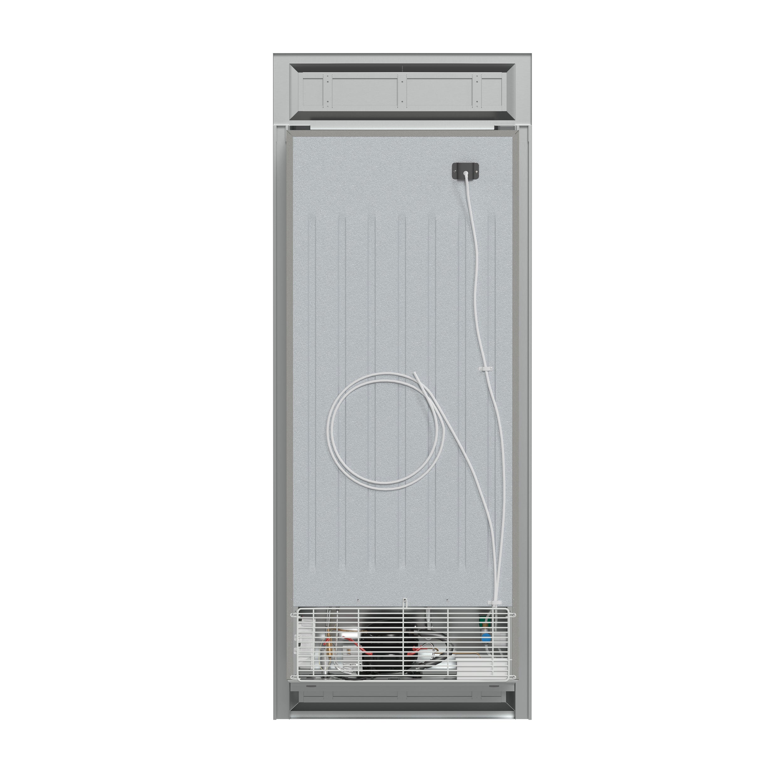 Forno Fortezza 32 Inch Left-Swing Freezer with Trim Kit, Stainless Steel, with Automatic Ice Maker