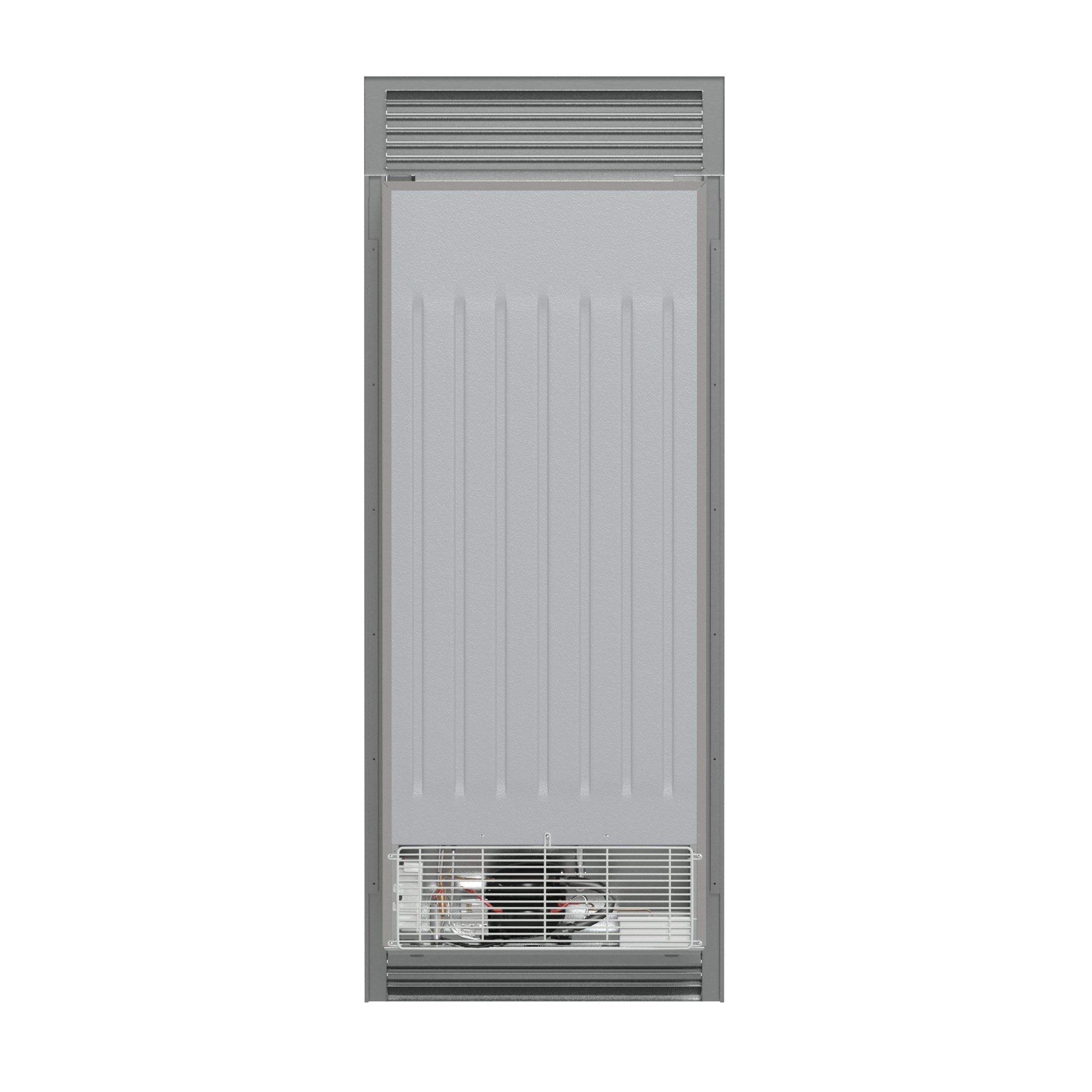 Forno Fortezza 32 Inch Right-Swing Convertible Refrigerator/Freezer with Trim Grill, Stainless Steel, Total No Frost