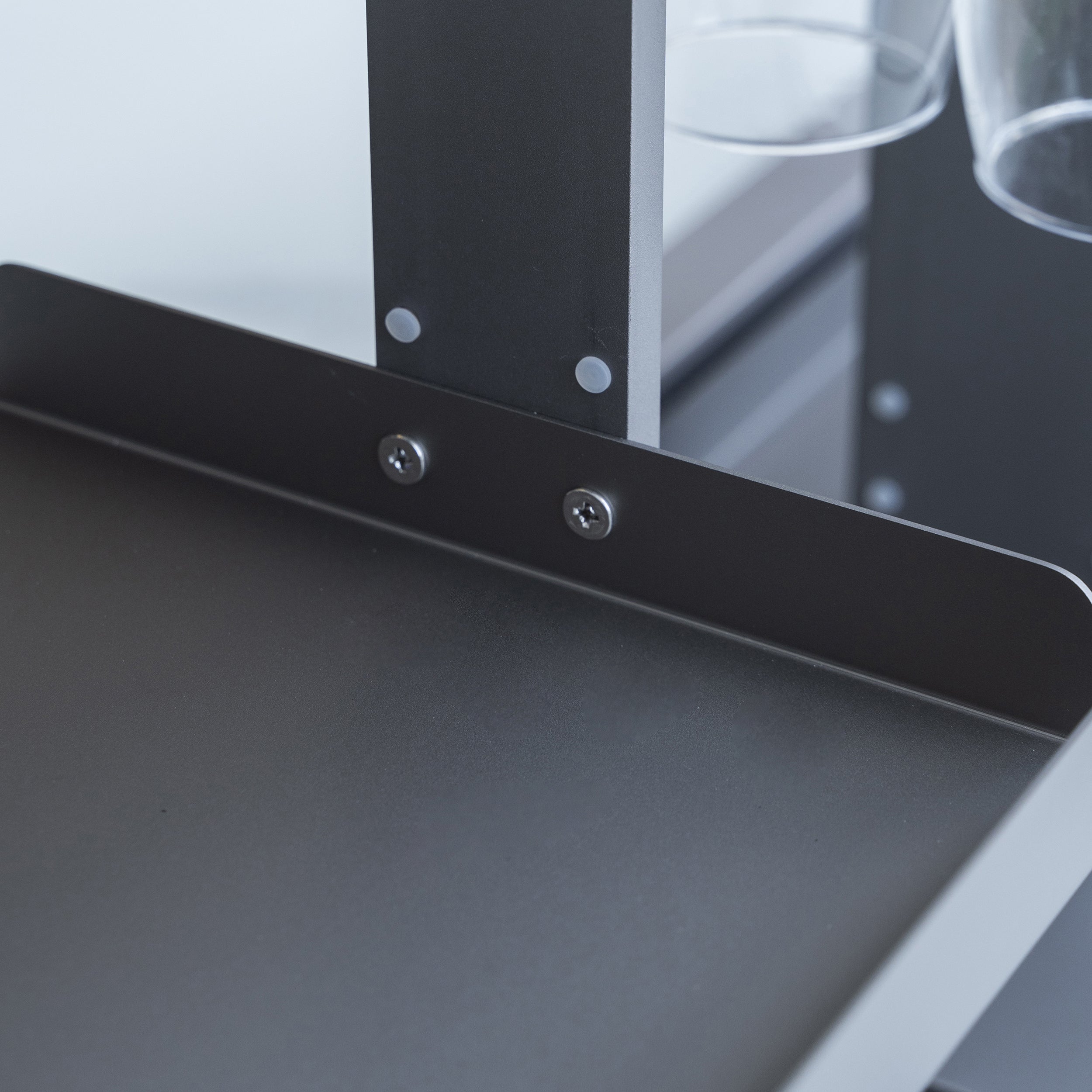 Cinetico Smart Dining Table in White, 5.3 cu.ft fridge and freezer with Bluetooth control